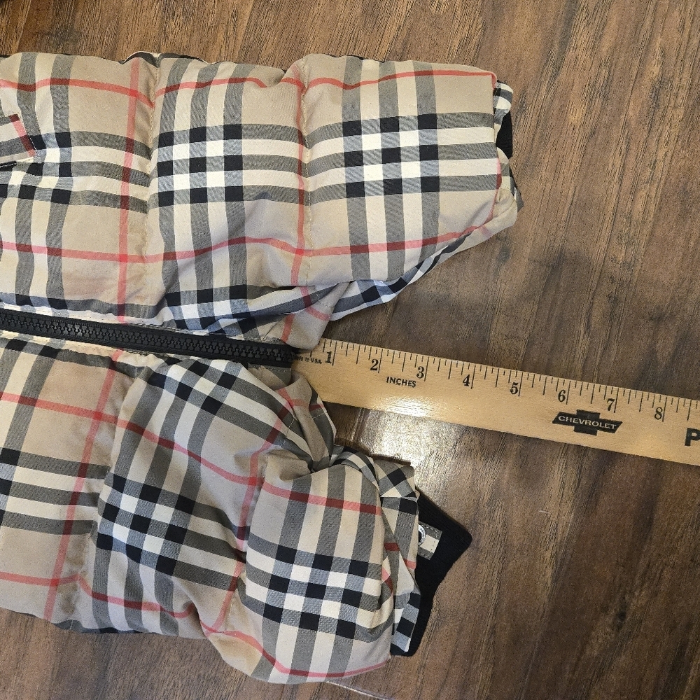 BURBERRY Baby's Harper Down Footed Coverall Babies 3 Months 3M Toddler Puffer - Picture 9 of 10